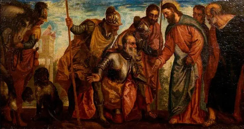 キリストと百人隊長（マタイ 8:5） - パウル・ヴェロネーズ

Source:
Le Christ et le centurion (Matthieu 8:5) - Paul Véronèse