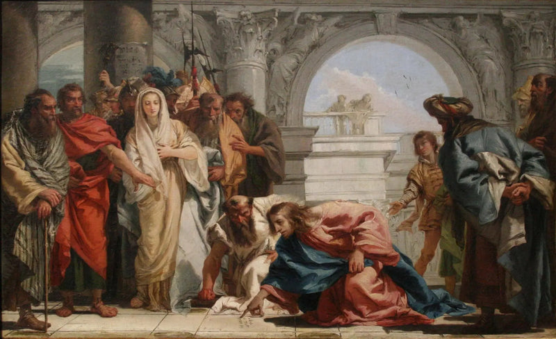 キリストと姦淫婦 - ジョヴァンニ・バッティスタ・ティエポロ

Source:
Le Christ et la femme adultère - Giovanni Battista Tiepolo