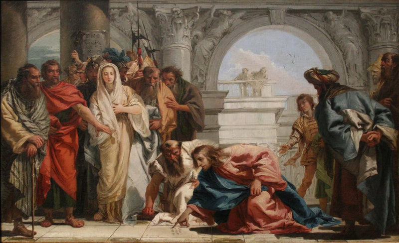 キリストと姦淫婦 - ジョヴァンニ・バッティスタ・ティエポロ

Source:
Le Christ et la femme adultère - Giovanni Battista Tiepolo