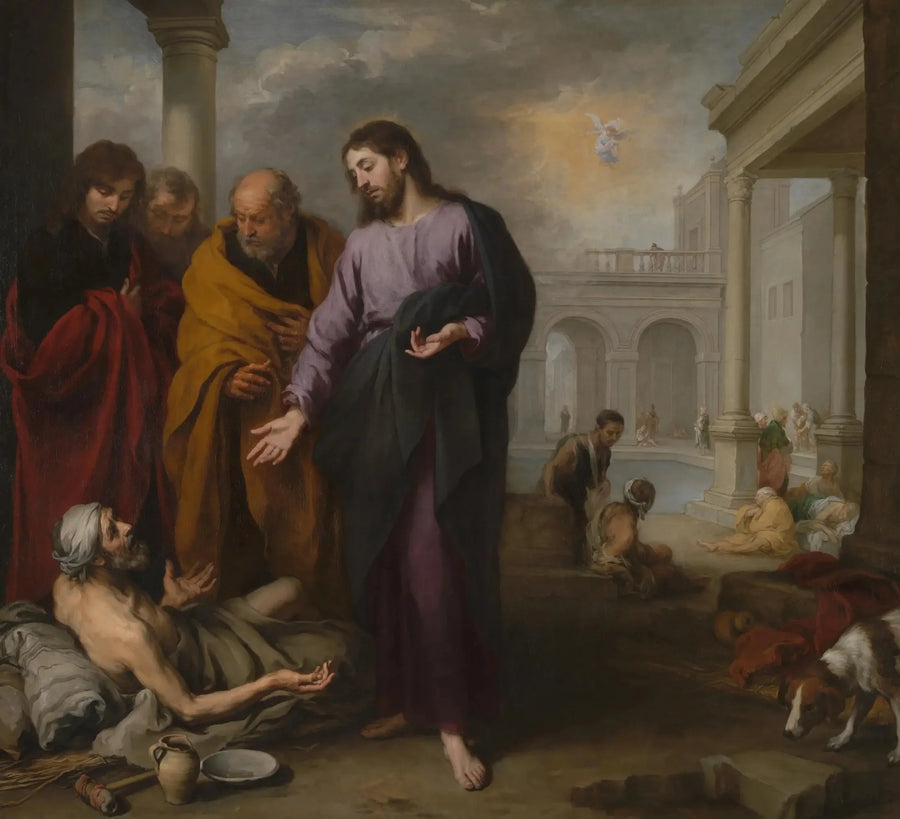 ベツサダの池で麻痺患者を癒すキリスト - バルトロメ・エステバン・ムリリョ

Source:
Le Christ guérit le paralytique à la piscine de Béthesda - Bartolomé Esteban Murillo