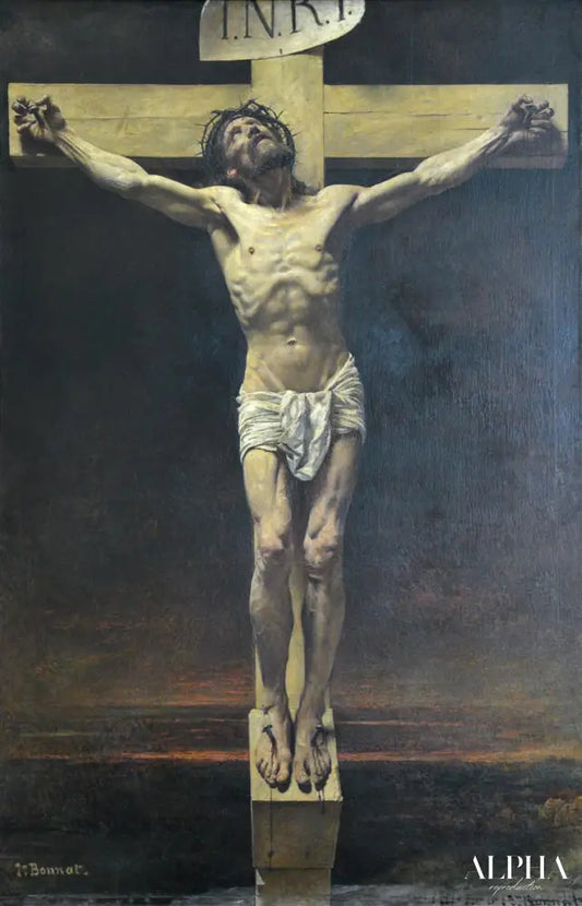 Le Christ - Léon Bonnat - Reproductions de tableaux et peintures haut de gamme