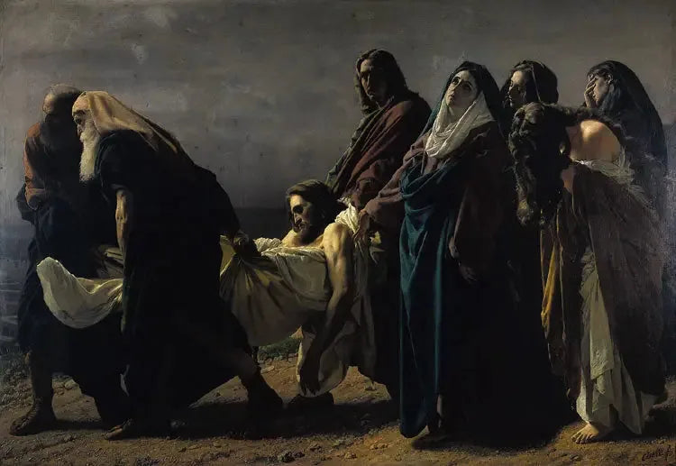 イエス・キリストの墓への安置 - アントニオ・チセリ

Source:
Le Christ porté au tombeau - Antonio Ciseri