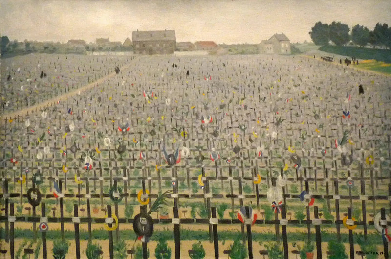 シャロン戦争墓地 - フェリックス・ヴァロトン

Source:
Le Cimetière militaire de Châlons - Félix Vallotton