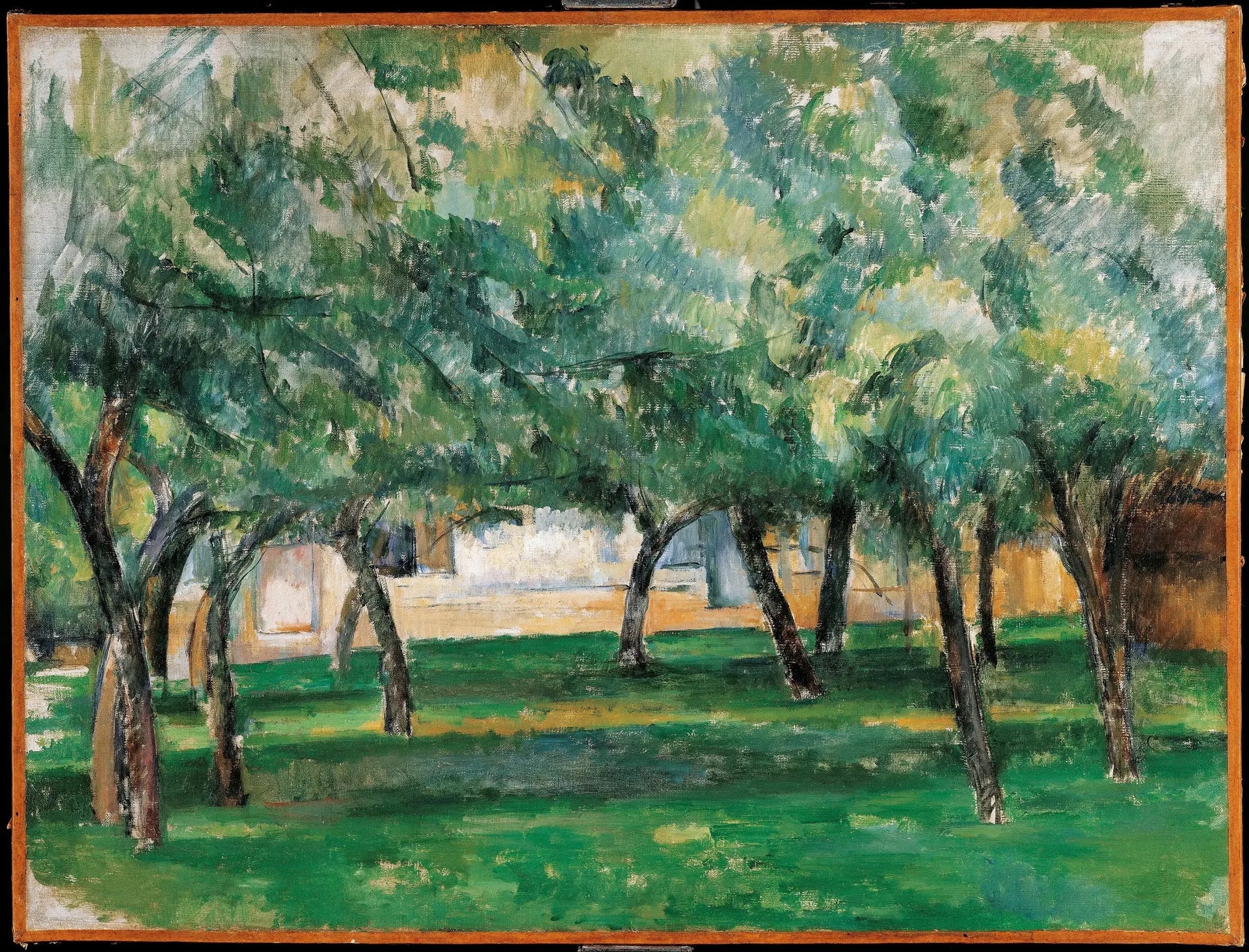 Le Clos normand (Hattenville) - Paul Cézanne image 1 copie peinte à la main à l’huile