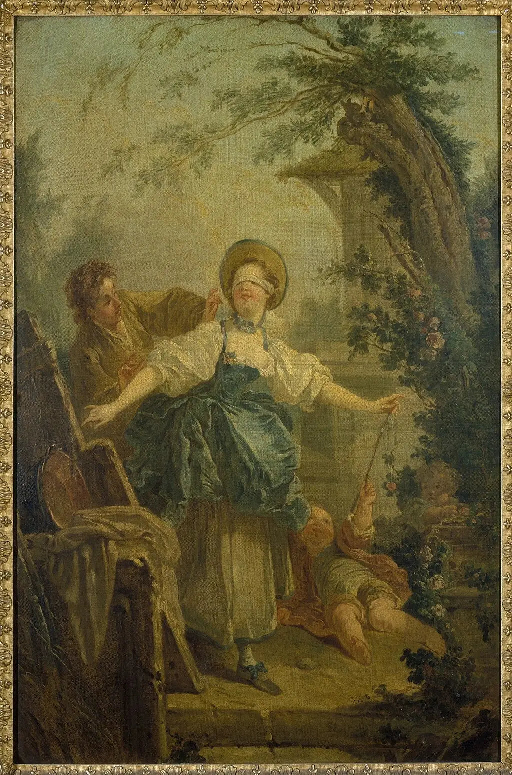 Le Colin Maillard - Jean-Honoré Fragonard - Alpha Reproduction