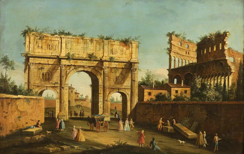 ローマのコロッセオとコンスタンティヌスの凱旋門 - カナレット

Source:
Le Colisée et l'Arc de Constantin, Rome - Canaletto
