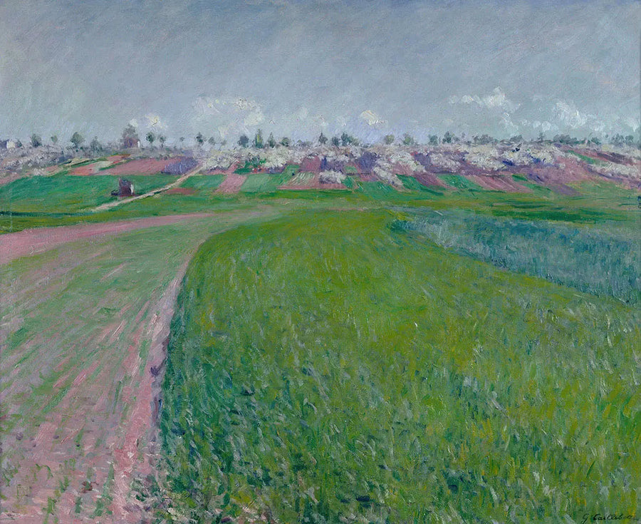 コロンブの丘 - ギュスターヴ・カイユボット