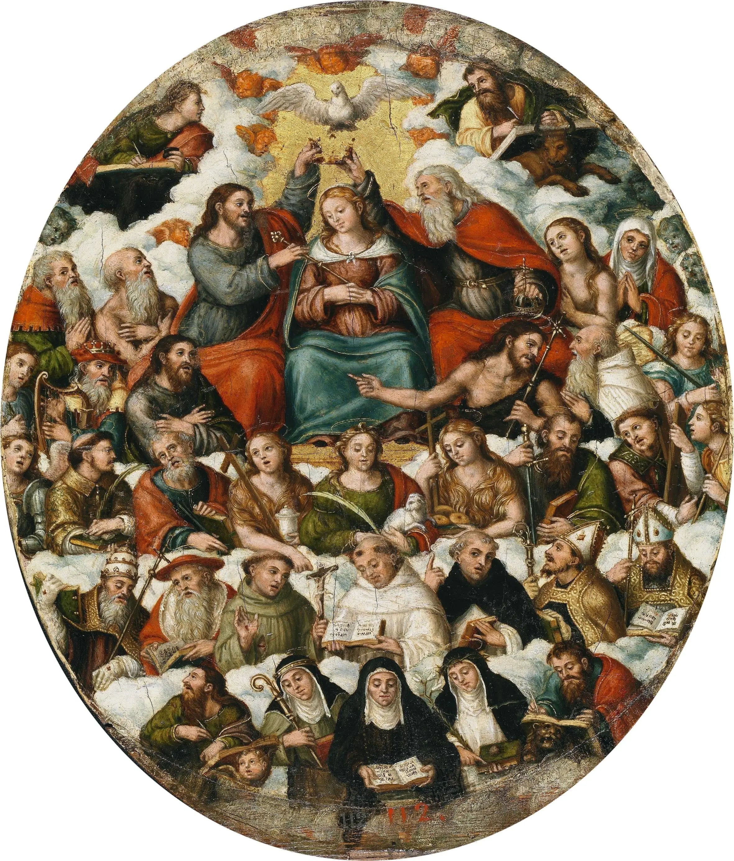 Le Couronnement de la Vierge - Vicente Masip - Alpha Reproduction