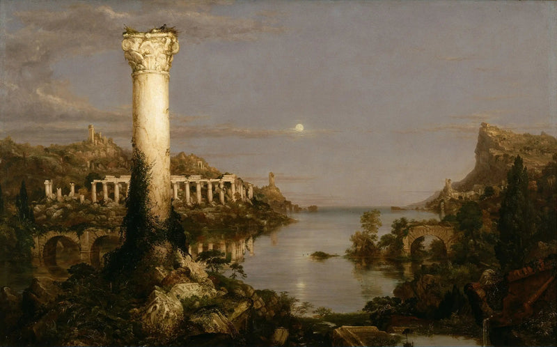帝国のコース：荒廃 - トーマス・コール

Source:
Le Cours de l'Empire : Désolation - Thomas Cole