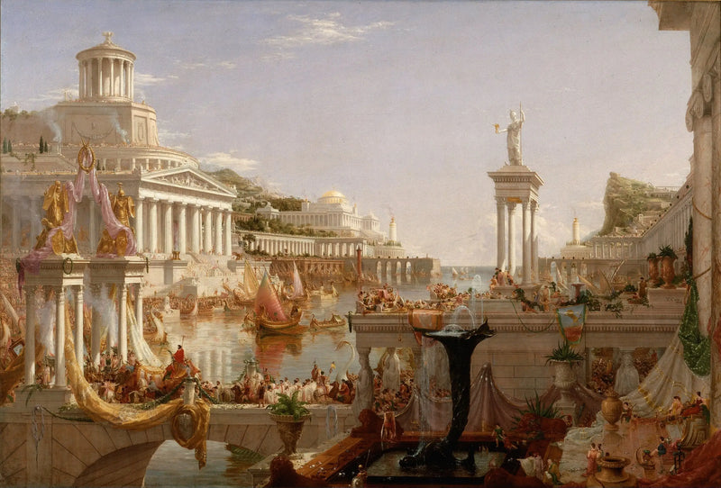 帝国のコース：消費 - トーマス・コール

Source:
Le Cours de l'Empire : Consommation - Thomas Cole