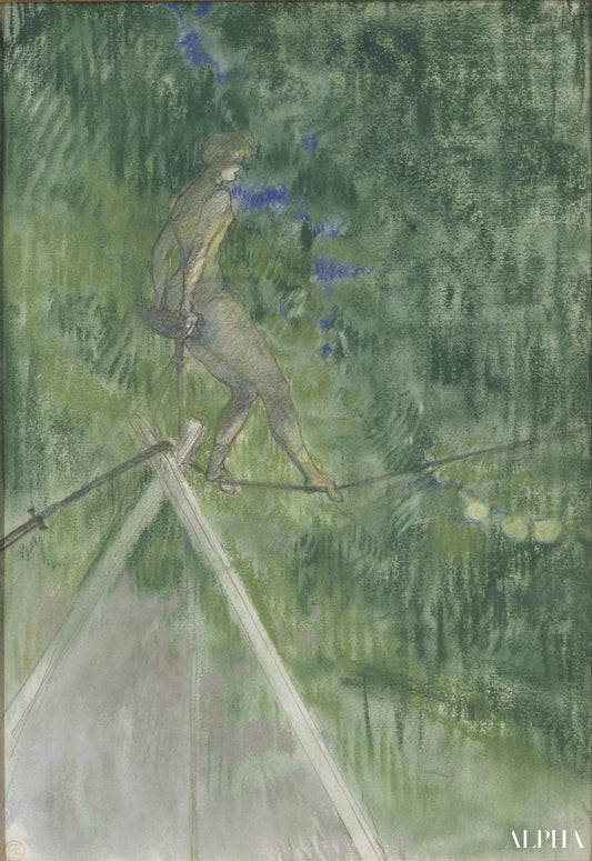 綱渡りの踊り手 - トゥールーズ＝ロートレック - 高級絵画および絵画の複製