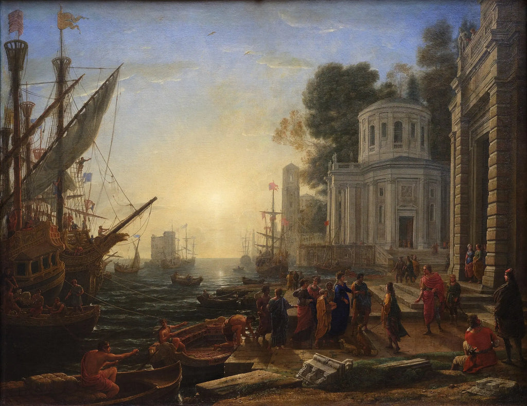 Le Débarquement de Cléopâtre à Tarse - Claude Lorrain - Alpha Reproduction