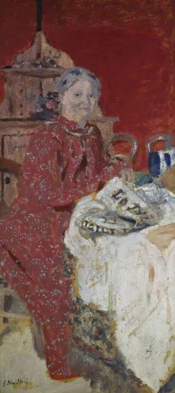 Le Déjeuner - Édouard Vuillard image 1 reproduction artisanale de tableau