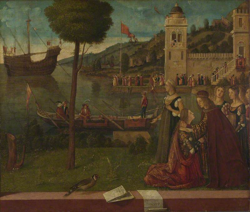 セイクスの出発 - ヴィットーレ・カルパッチョ