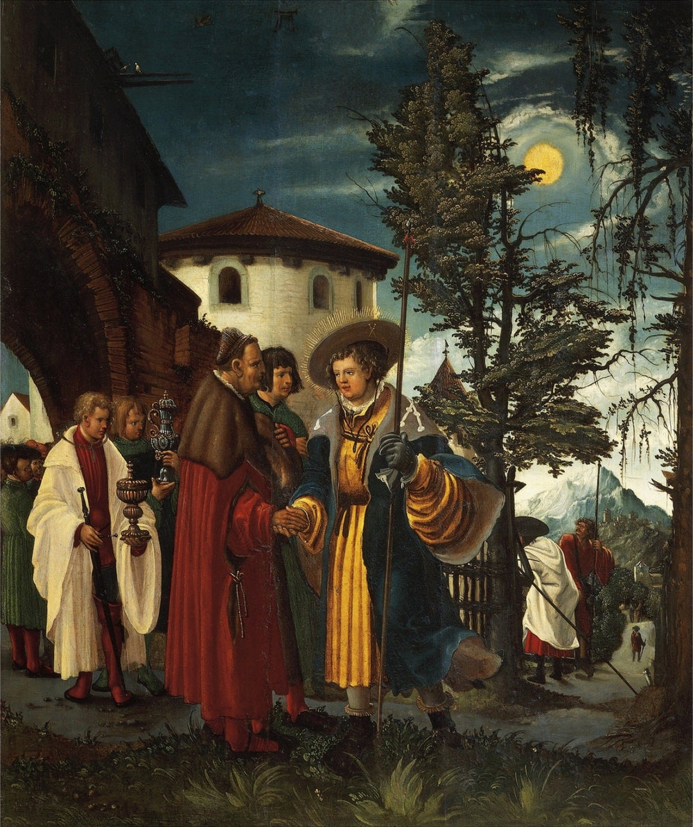 Le départ de Saint Florian - Albrecht Altdorfer image 1 reproduction artisanale de tableau
