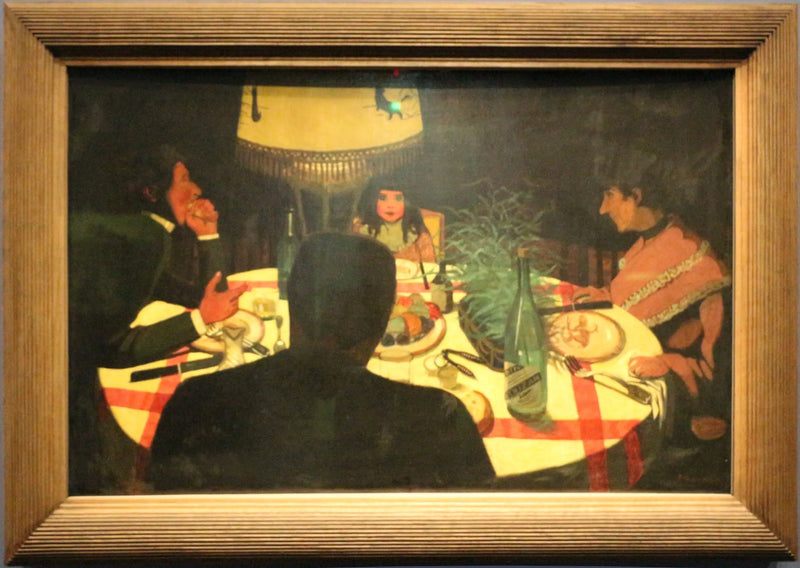 夕食、ランプの効果 - フェリックス・ヴァロトン

Source:
Le Dîner, effet de lampe - Félix Vallotton