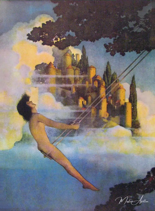 Le Dinky Bird - Maxfield Parrish - Reproductions de tableaux et peintures haut de gamme