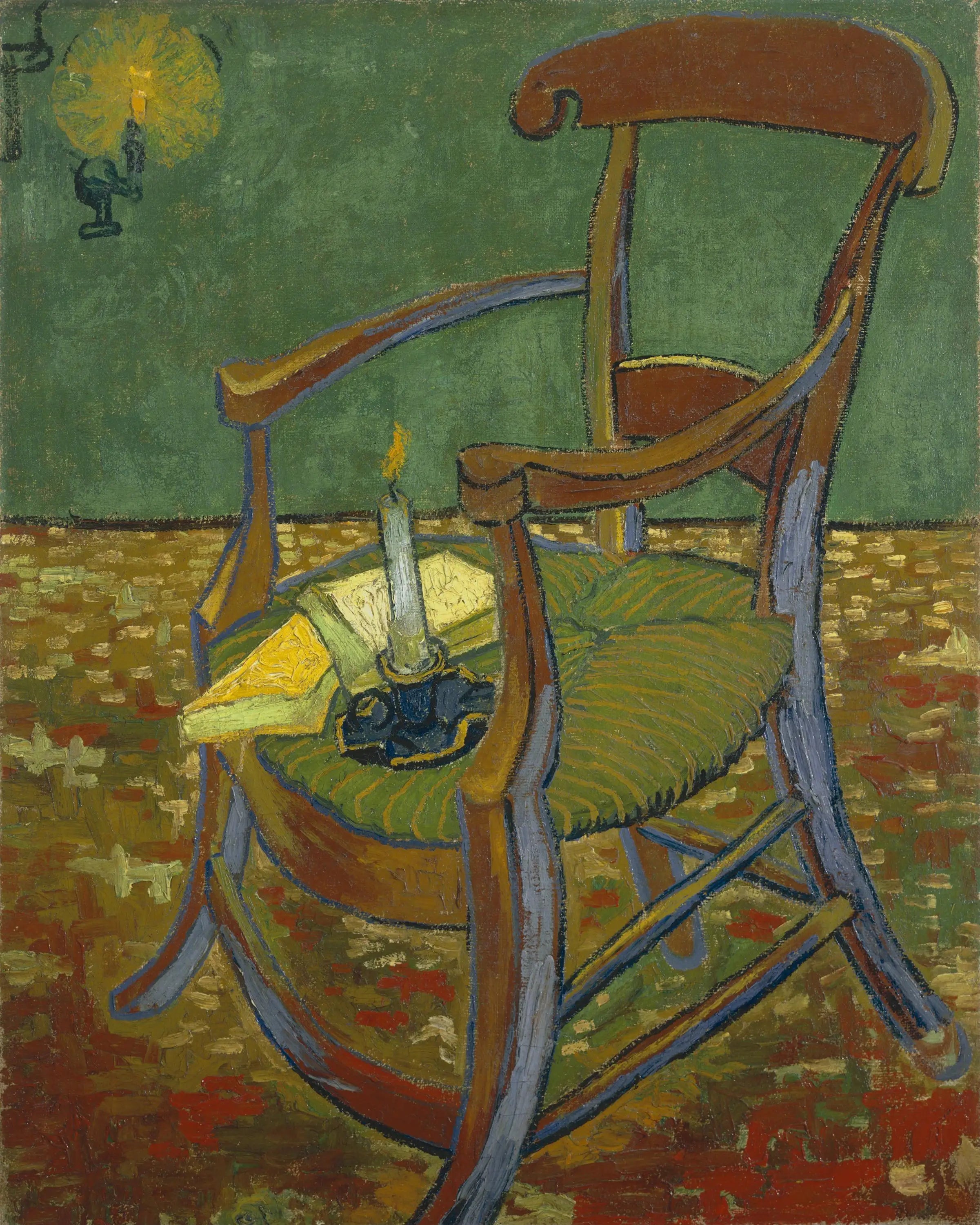 Le Fauteuil de Paul Gauguin - Vincent van Gogh image 1 copie de tableau peinte à la main