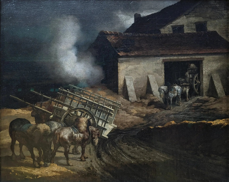 石膏の炉 - テオドール・ジェリコー