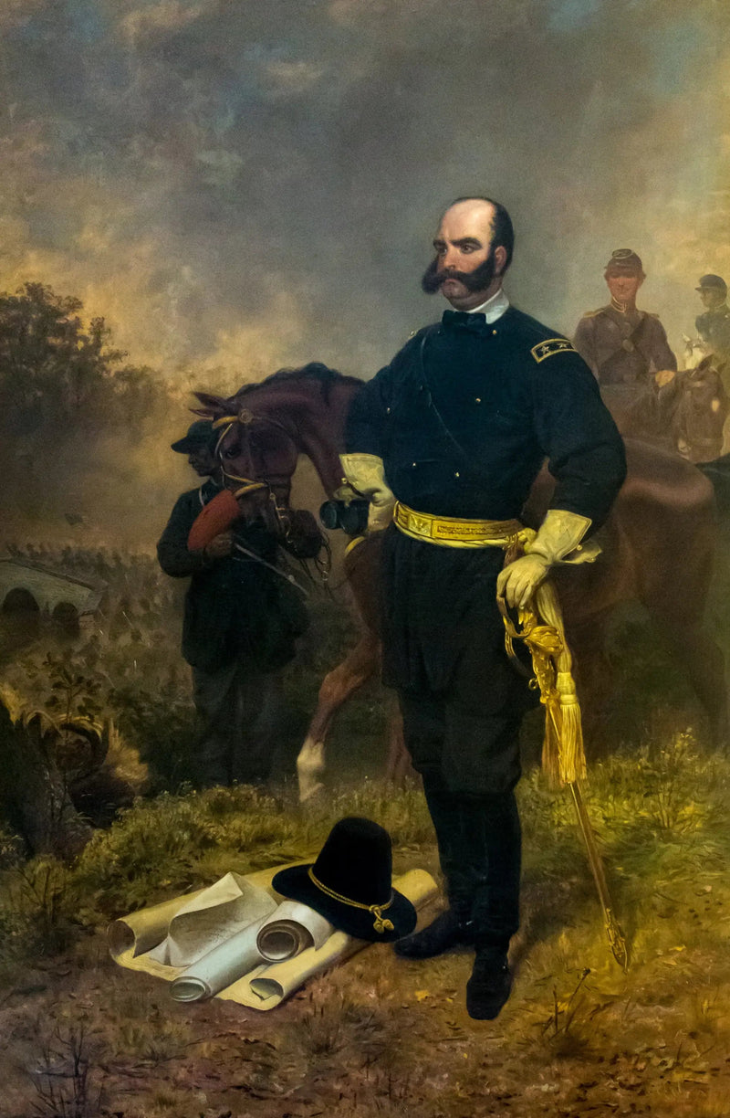 アンティータムのアンブローズ・バインド将軍 - エマニュエル・ロイツェ

Source:
Le général Ambrose Burnside à Antietam - Emanuel Leutze