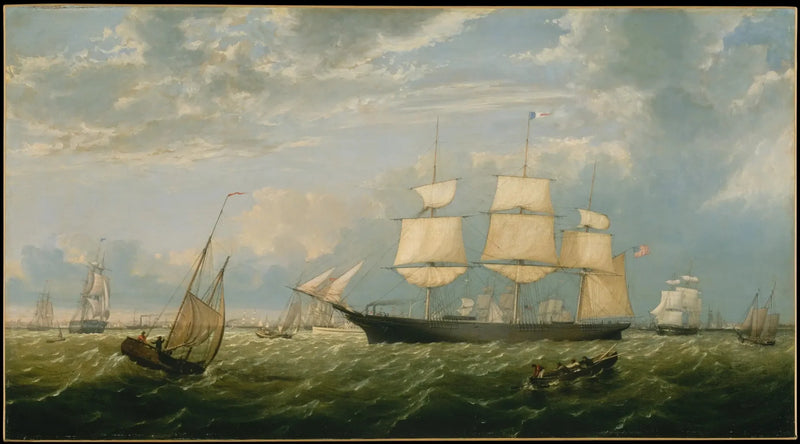 ニューヨーク港に入るゴールデンステート - フィッツ・ヘンリー・レーン

Source:
Le Golden State entrant dans le port de New York - Fitz Henry Lane