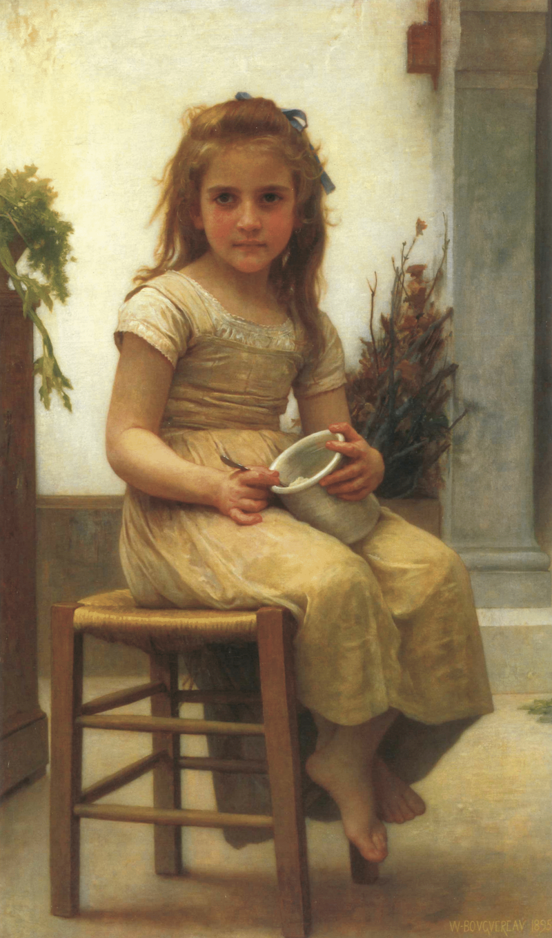 Le Goûter (1895) - Bouguereau