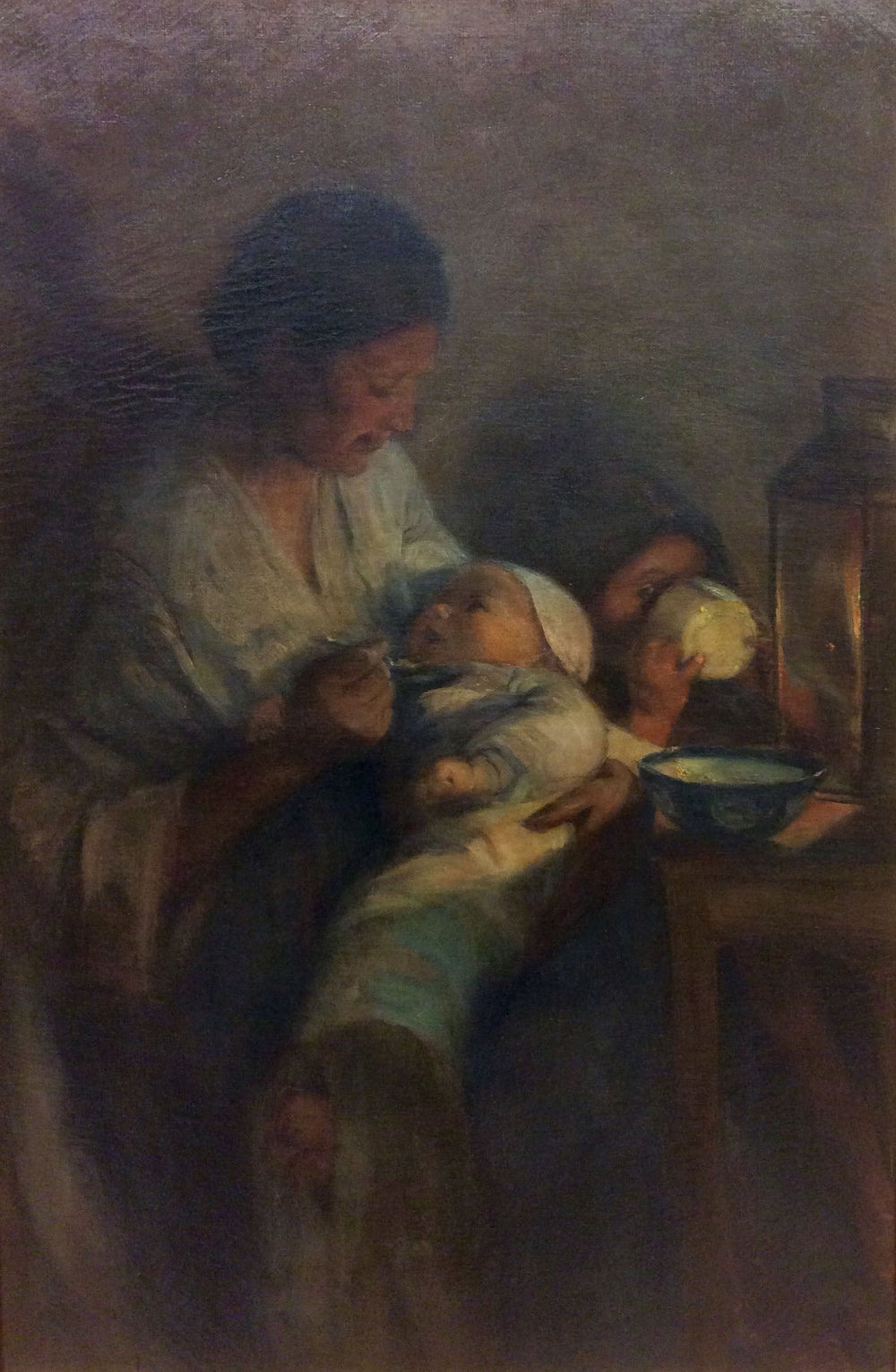 Le Goûter - Elizabeth Nourse image 1 copie de tableau peinte à la main