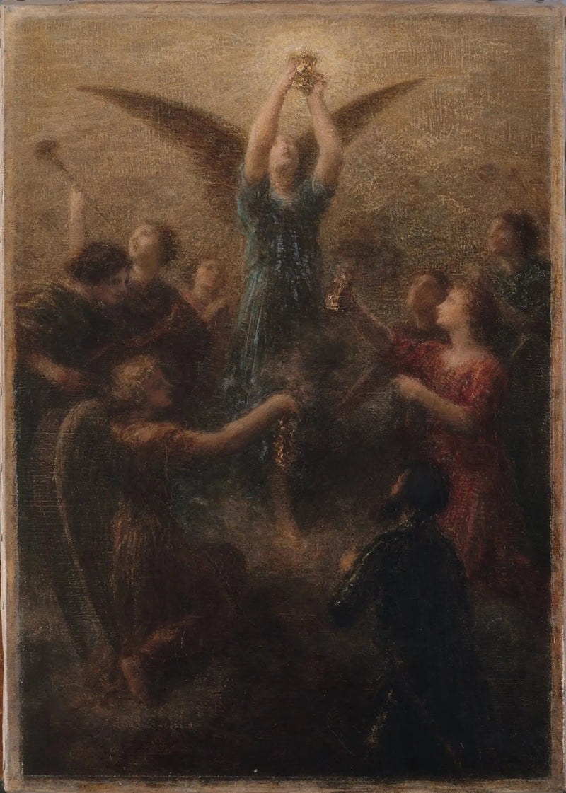 グレール。ローレンの前奏曲 - アンリ・ファンタン＝ラトゥール

Source:
Le Graal. Prélude de Lohengrin - Henri Fantin-Latour