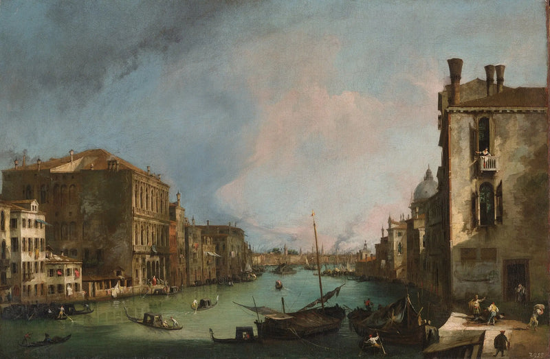 リオーネ橋とリオーネ橋の大運河 - カナレット

Source:
Le Grand Canal avec le pont du Rialto - Canaletto