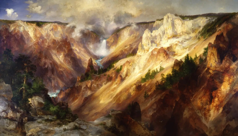 イエローストーン国立公園のグランドキャニオン - トーマス・モラン

Source:
Le Grand Canyon de Yellowstone - Thomas Moran