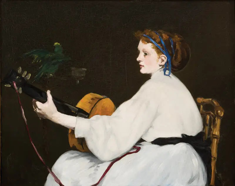 Le guitariste - Édouard Manet image 1 reproduction de peinture à l’huile