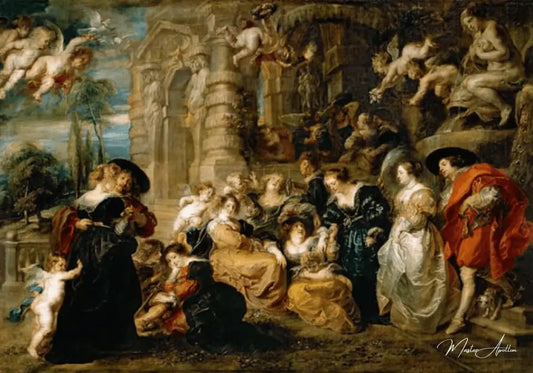 Le jardin d'amour - Peter Paul Rubens - Reproductions de tableaux et peintures haut de gamme