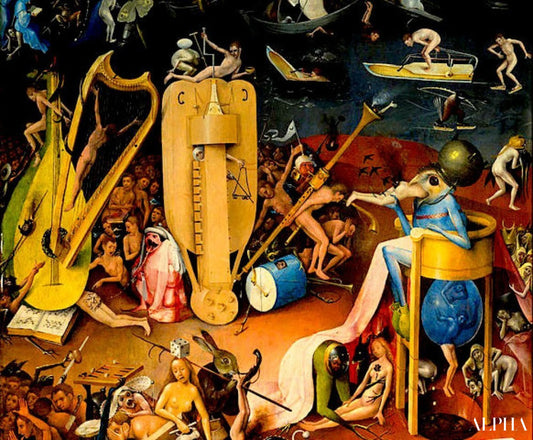 Le jardin des délices terrestres (l'enfer) 3  - Jérôme Bosch - Reproductions de tableaux et peintures haut de gamme