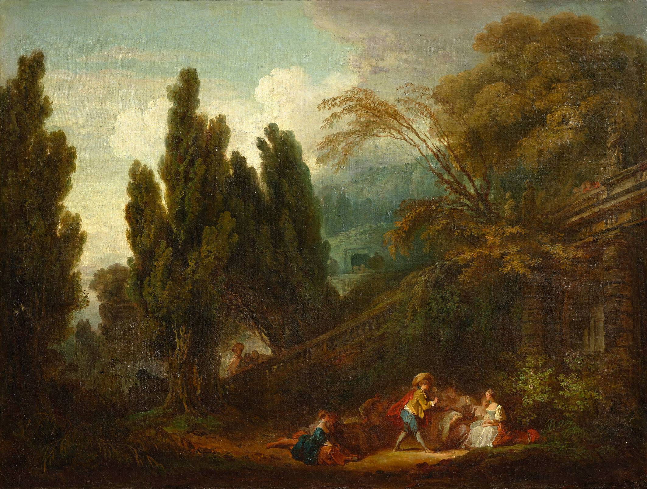 Le Jeu de la palette - Jean-Honoré Fragonard - Alpha Reproduction