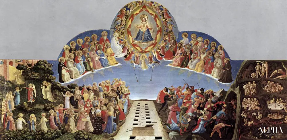 Le jugement dernier de Fra Angelico - Reproductions de tableaux et peintures haut de gamme