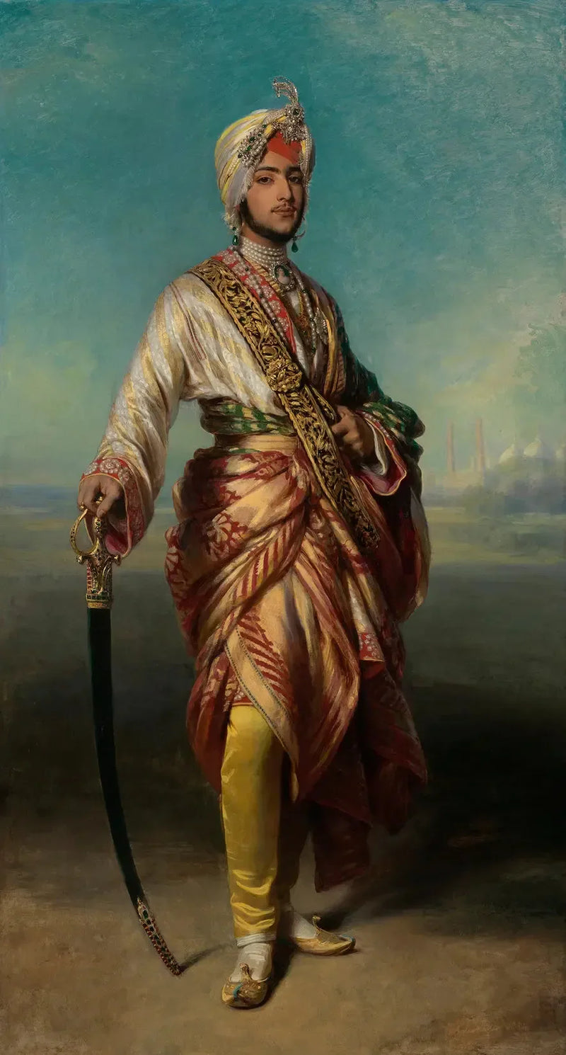マハラジャ・デュリープ・シン（1838-1893） - フランツ・ザヴェル・ウィンターハルター

Source:
Le Maharaja Duleep Singh (1838-1893) - Franz Xaver Winterhalter