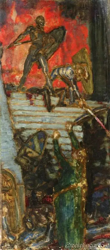 「ニーベルンゲンの悲劇 - フランツ・フォン・シュトック」