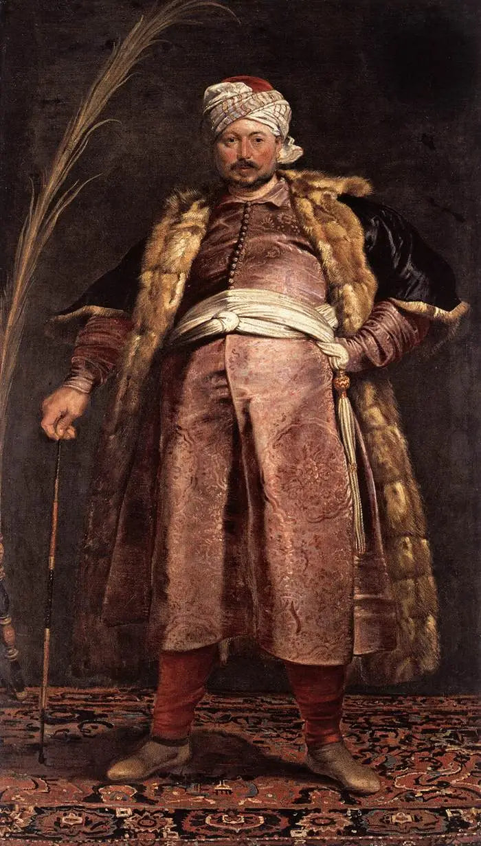 ジェルサレムの巡礼者ニコラ・デ・レスペイン商人 - ピーテル・パウル・ルーベンス