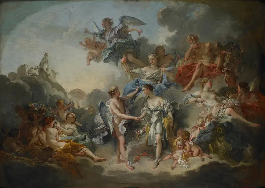 愛とプシュケの結婚 - フランソワ・ブーシェ

Source:
Le Mariage de l'Amour et Psyché - François Boucher