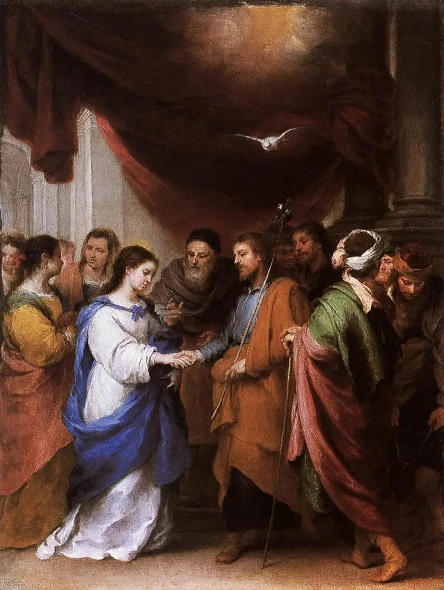 聖母の結婚 - バルトロメ・エステバン・ムリリョ

Source:
Le Mariage de la Vierge - Bartolomé Esteban Murillo