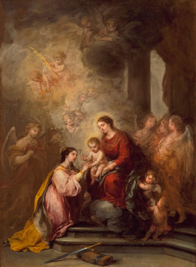聖カタリナの神秘的な結婚 - バルトロメ・エステバン・ムリリョ

Source:
Le mariage mystique de sainte Catherine - Bartolomé Esteban Murillo
