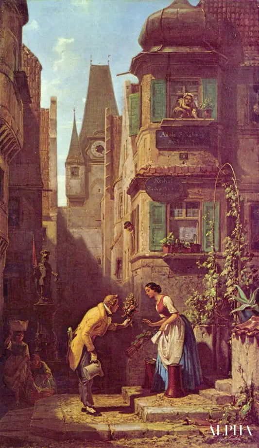 Le Marieur éternel - Carl Spitzweg - Reproductions de tableaux et peintures haut de gamme