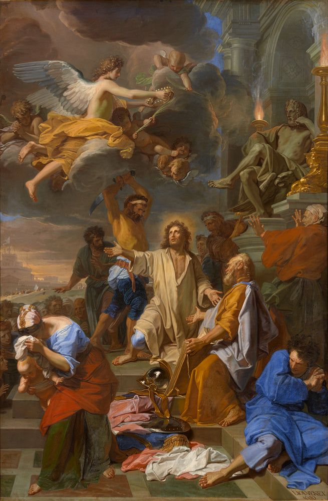 聖オヴィドの殉教 - ジャン＝バティスト・ジュヴネ