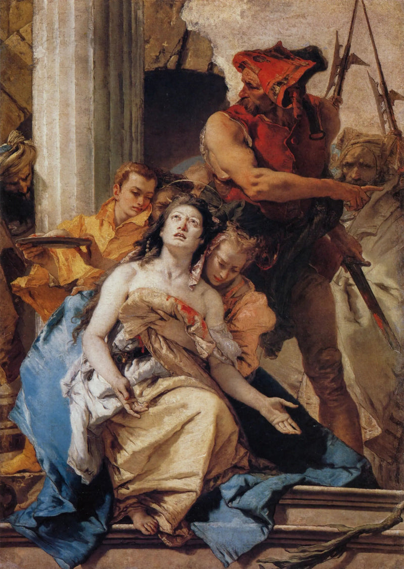 聖アガタの殉教 - ジョバンニ・バッティスタ・ティエポロ

Source:
Le Martyre de sainte Agathe - Giovanni Battista Tiepolo