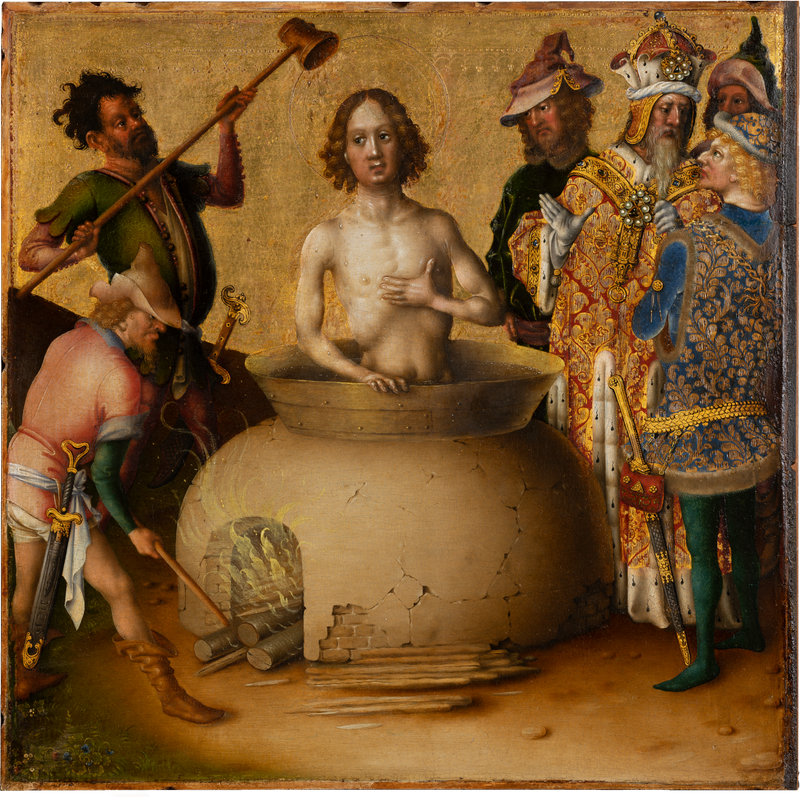 使徒の殉教：聖ヨハネ福音書記者の殉教 - ステファン・ロッヒナー