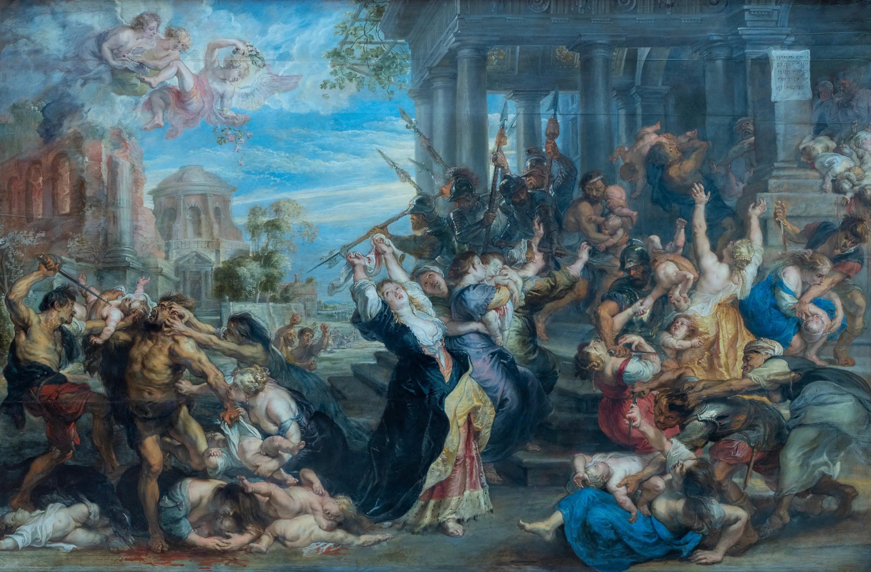 Le Massacre des Innocents - Peter Paul Rubens image 1 copie de tableau peinte à la main