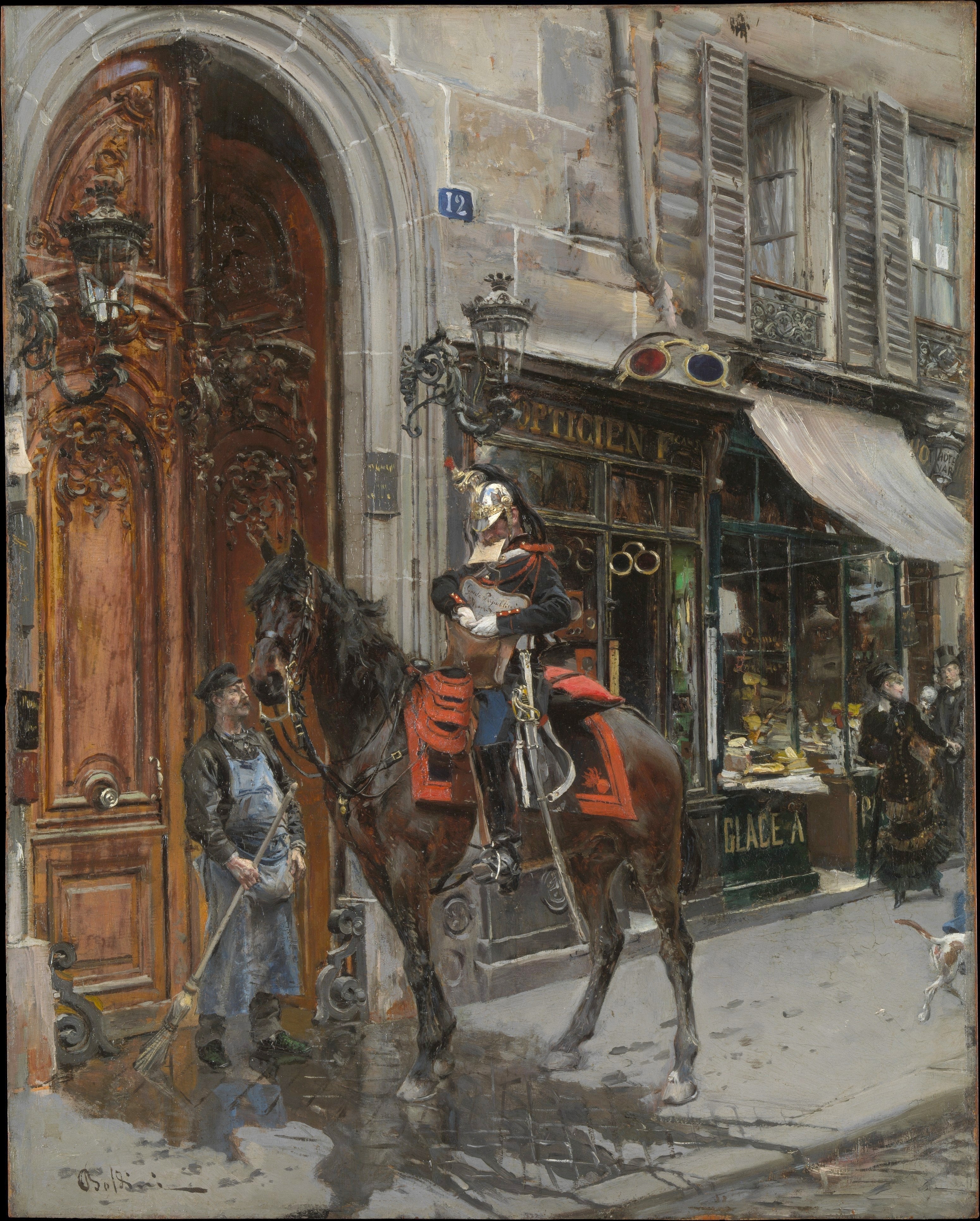Le messager - Giovanni Boldini - Alpha Reproduction