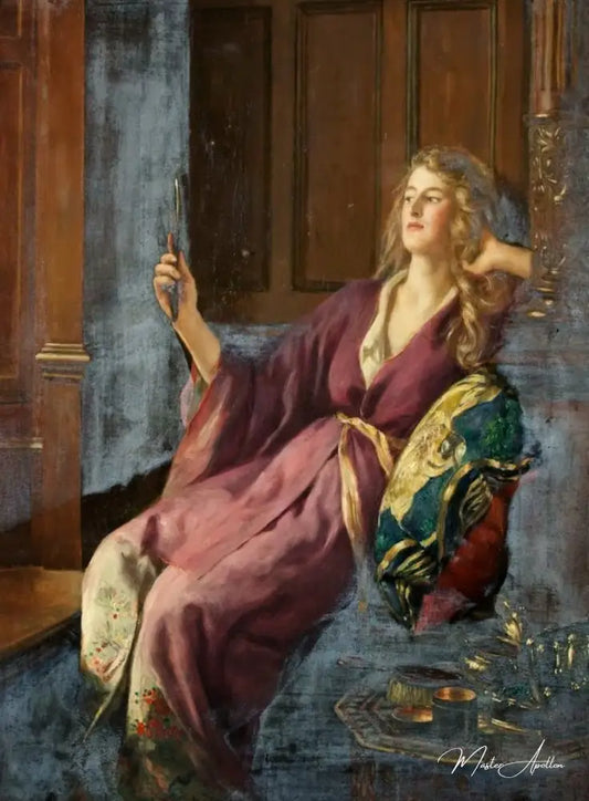 Le Minx de John Collier - Reproductions de tableaux et peintures haut de gamme