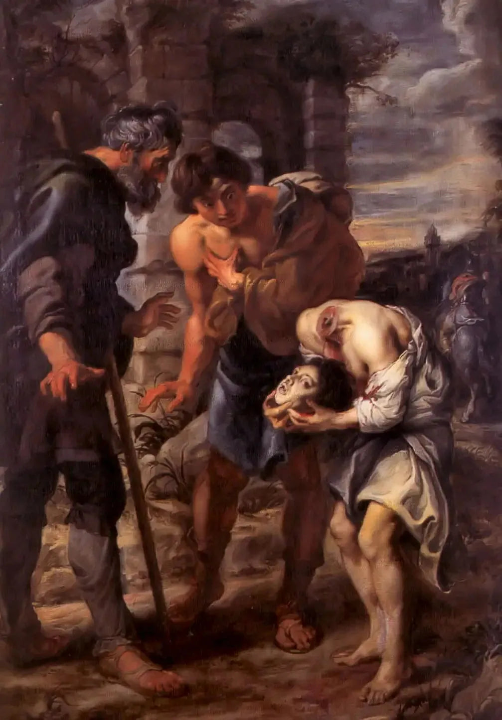 Le miracle de saint Justin - Peter Paul Rubens image 1 reproduction artisanale de tableau