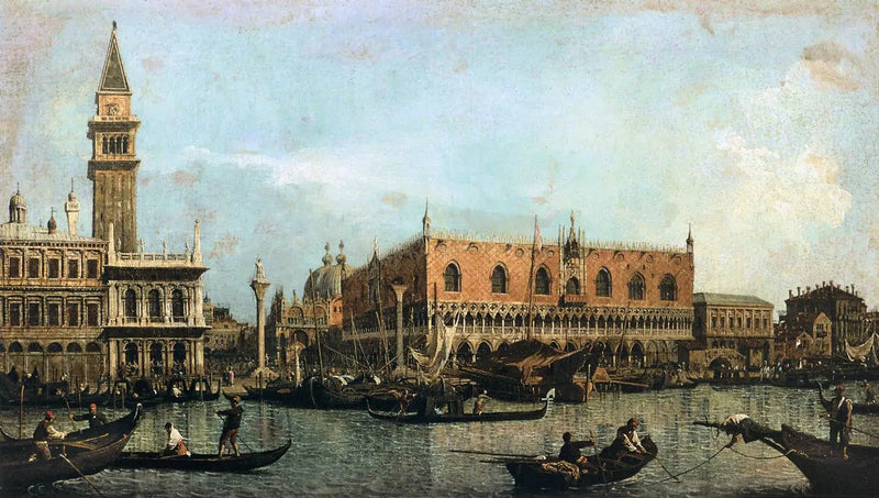 サンマルコ湾から見たモール - カナレット

Source:
Le Môle vu du bassin de San Marco - Canaletto